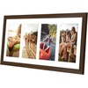image:imageAmericanflat 4x6 Collage Picture Frame  Fits 4  Engineered Wood  WhiteWalnut