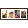 image:imageAmericanflat 4x6 Collage Picture Frame  Fits 4  Engineered Wood  WhiteWalnut