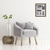 image:imageAmericanflat 4x6 Collage Picture Frame  Fits 4  Engineered Wood  WhiteWalnut