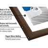 image:imageAmericanflat 4x6 Collage Picture Frame  Fits 4  Engineered Wood  WhiteWalnut