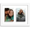 image:imageAmericanflat 4x6 Collage Picture Frame  Fits 4  Engineered Wood  WhiteWhite
