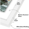 image:imageAmericanflat 4x6 Collage Picture Frame  Fits 4  Engineered Wood  WhiteWhite
