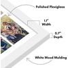 image:imageAmericanflat 4x6 Collage Picture Frame  Fits 4  Engineered Wood  WhiteWhite