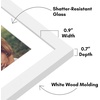 image:imageAmericanflat 4x6 Collage Picture Frame  Fits 4  Engineered Wood  WhiteWhite