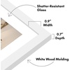 image:imageAmericanflat 4x6 Collage Picture Frame  Fits 4  Engineered Wood  WhiteWhite