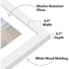image:imageAmericanflat 4x6 Collage Picture Frame  Fits 4  Engineered Wood  WhiteWhite