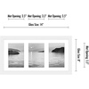 image:imageAmericanflat 4x6 Collage Picture Frame  Fits 4  Engineered Wood  WhiteWhite