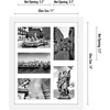 image:imageAmericanflat 4x6 Collage Picture Frame  Fits 4  Engineered Wood  WhiteWhite