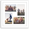 image:imageAmericanflat 4x6 Collage Picture Frame  Fits 4  Engineered Wood  WhiteWhite