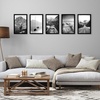 image:imageAmericanflat 4x6 Picture Frame 5Pack  Slim Molding  Black  Polished plexiglass front wall or tabletop display with included easel triangle hangers included secure turntab backingBlack