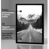 image:imageAmericanflat 4x6 Picture Frame 5Pack  Slim Molding  Black  Polished plexiglass front wall or tabletop display with included easel triangle hangers included secure turntab backingBlack