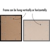 image:imageAmericanflat 4x6 Picture Frame 5Pack  Slim Molding  Black  Polished plexiglass front wall or tabletop display with included easel triangle hangers included secure turntab backingBlack