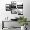 image:imageAmericanflat 4x6 Picture Frame 5Pack  Slim Molding  Black  Polished plexiglass front wall or tabletop display with included easel triangle hangers included secure turntab backingBlack