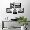 image:imageAmericanflat 4x6 Picture Frame 5Pack  Slim Molding  Black  Polished plexiglass front wall or tabletop display with included easel triangle hangers included secure turntab backingBlack