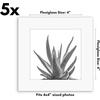 image:imageAmericanflat 4x6 Picture Frame 5Pack  Slim Molding  Black  Polished plexiglass front wall or tabletop display with included easel triangle hangers included secure turntab backingWhite