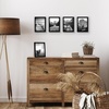 image:imageAmericanflat 4x6 Picture Frame 5Pack  Slim Molding  Black  Polished plexiglass front wall or tabletop display with included easel triangle hangers included secure turntab backingBlack
