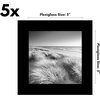 image:imageAmericanflat 4x6 Picture Frame 5Pack  Slim Molding  Black  Polished plexiglass front wall or tabletop display with included easel triangle hangers included secure turntab backingBlack