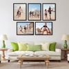 image:imageAmericanflat 4x6 Picture Frame 5Pack  Slim Molding  Black  Polished plexiglass front wall or tabletop display with included easel triangle hangers included secure turntab backingBlack