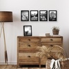 image:imageAmericanflat 4x6 Picture Frame 5Pack  Slim Molding  Black  Polished plexiglass front wall or tabletop display with included easel triangle hangers included secure turntab backingBlack
