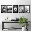image:imageAmericanflat 4x6 Picture Frame 5Pack  Slim Molding  Black  Polished plexiglass front wall or tabletop display with included easel triangle hangers included secure turntab backingBlack