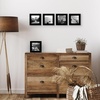 image:imageAmericanflat 4x6 Picture Frame 5Pack  Slim Molding  Black  Polished plexiglass front wall or tabletop display with included easel triangle hangers included secure turntab backingBlack