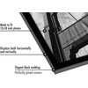 image:imageAmericanflat 4x6 Picture Frame 5Pack  Slim Molding  Black  Polished plexiglass front wall or tabletop display with included easel triangle hangers included secure turntab backingBlack