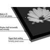 image:imageAmericanflat 4x6 Picture Frame 5Pack  Slim Molding  Black  Polished plexiglass front wall or tabletop display with included easel triangle hangers included secure turntab backingBlack