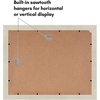 image:imageAmericanflat 5x7 Picture Frame Collage with Polished Plexiglass  Fits Three 5x7 Photos or Use as One 10x20 Picture Frame  Signature Collection  Collage Frames for Wall Display  WhiteLight Wood