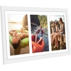 image:imageAmericanflat 5x7 Picture Frame Collage with Polished Plexiglass  Fits Three 5x7 Photos or Use as One 10x20 Picture Frame  Signature Collection  Collage Frames for Wall Display  WhiteWhite