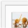 image:imageAmericanflat 5x7 Picture Frame Collage with Polished Plexiglass  Fits Three 5x7 Photos or Use as One 10x20 Picture Frame  Signature Collection  Collage Frames for Wall Display  WhiteWhite