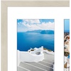 image:imageAmericanflat 5x7 Picture Frame Collage with Polished Plexiglass  Fits Three 5x7 Photos or Use as One 10x20 Picture Frame  Signature Collection  Collage Frames for Wall Display  WhiteLight Wood