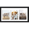 image:imageAmericanflat 5x7 Picture Frame Collage with Polished Plexiglass  Fits Three 5x7 Photos or Use as One 10x20 Picture Frame  Signature Collection  Collage Frames for Wall Display  WhiteBlack