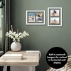 image:imageAmericanflat 5x7 Picture Frame Collage with Polished Plexiglass  Fits Three 5x7 Photos or Use as One 10x20 Picture Frame  Signature Collection  Collage Frames for Wall Display  WhiteWhite