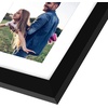 image:imageAmericanflat 5x7 Picture Frame Collage with Polished Plexiglass  Fits Three 5x7 Photos or Use as One 10x20 Picture Frame  Signature Collection  Collage Frames for Wall Display  WhiteBlack