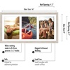 image:imageAmericanflat 5x7 Picture Frame Collage with Polished Plexiglass  Fits Three 5x7 Photos or Use as One 10x20 Picture Frame  Signature Collection  Collage Frames for Wall Display  WhiteDriftwood