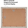 image:imageAmericanflat 5x7 Picture Frame Collage with Polished Plexiglass  Fits Three 5x7 Photos or Use as One 10x20 Picture Frame  Signature Collection  Collage Frames for Wall Display  WhiteDriftwood