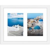 image:imageAmericanflat 5x7 Picture Frame Collage with Polished Plexiglass  Fits Three 5x7 Photos or Use as One 10x20 Picture Frame  Signature Collection  Collage Frames for Wall Display  WhiteWhite