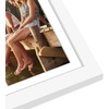 image:imageAmericanflat 5x7 Picture Frame Collage with Polished Plexiglass  Fits Three 5x7 Photos or Use as One 10x20 Picture Frame  Signature Collection  Collage Frames for Wall Display  WhiteWhite