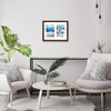 image:imageAmericanflat 5x7 Picture Frame Collage with Polished Plexiglass  Fits Three 5x7 Photos or Use as One 10x20 Picture Frame  Signature Collection  Collage Frames for Wall Display  WhiteWalnut