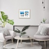 image:imageAmericanflat 5x7 Picture Frame Collage with Polished Plexiglass  Fits Three 5x7 Photos or Use as One 10x20 Picture Frame  Signature Collection  Collage Frames for Wall Display  WhiteLight Wood