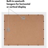 image:imageAmericanflat 5x7 Picture Frame Collage with Polished Plexiglass  Fits Three 5x7 Photos or Use as One 10x20 Picture Frame  Signature Collection  Collage Frames for Wall Display  WhiteWhite