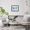 image:imageAmericanflat 5x7 Picture Frame Collage with Polished Plexiglass  Fits Three 5x7 Photos or Use as One 10x20 Picture Frame  Signature Collection  Collage Frames for Wall Display  WhiteBlack