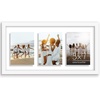 image:imageAmericanflat 5x7 Picture Frame Collage with Polished Plexiglass  Fits Three 5x7 Photos or Use as One 10x20 Picture Frame  Signature Collection  Collage Frames for Wall Display  WhiteWhite