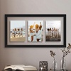 image:imageAmericanflat 5x7 Picture Frame Collage with Polished Plexiglass  Fits Three 5x7 Photos or Use as One 10x20 Picture Frame  Signature Collection  Collage Frames for Wall Display  WhiteBlack