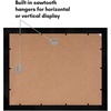 image:imageAmericanflat 5x7 Picture Frame Collage with Polished Plexiglass  Fits Three 5x7 Photos or Use as One 10x20 Picture Frame  Signature Collection  Collage Frames for Wall Display  WhiteBlack