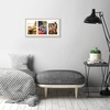 image:imageAmericanflat 5x7 Picture Frame Collage with Polished Plexiglass  Fits Three 5x7 Photos or Use as One 10x20 Picture Frame  Signature Collection  Collage Frames for Wall Display  WhiteLight Wood