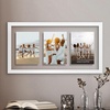 image:imageAmericanflat 5x7 Picture Frame Collage with Polished Plexiglass  Fits Three 5x7 Photos or Use as One 10x20 Picture Frame  Signature Collection  Collage Frames for Wall Display  WhiteWhite
