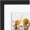 image:imageAmericanflat 5x7 Picture Frame Collage with Polished Plexiglass  Fits Three 5x7 Photos or Use as One 10x20 Picture Frame  Signature Collection  Collage Frames for Wall Display  WhiteBlack