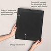 image:imageAmericanflat 5x7 Picture Frame with Polished Crystal Clear Glass  Hampton Collection  Distressed Wood Picture Frames for Tabletop and Wall Display  Charcoal Black  Polished glass wall or tabletop display with included easel sawtooth hangers included fits photos posters and artTurquoise BlueTurquoise Blue