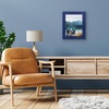 image:imageAmericanflat 5x7 Picture Frame with Polished Crystal Clear Glass  Hampton Collection  Distressed Wood Picture Frames for Tabletop and Wall Display  Charcoal Black  Polished glass wall or tabletop display with included easel sawtooth hangers included fits photos posters and artNavy